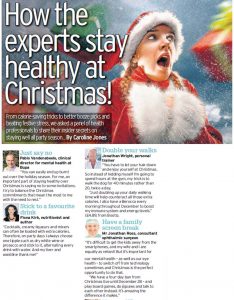Jonathan Ross advises Daily Telegraph readers on how to stay healthy this Christmas