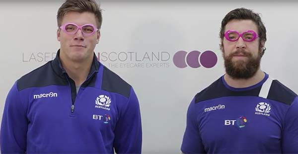eye care for scotland rugby team